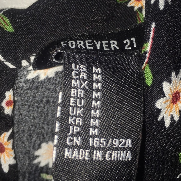 Black Floral Blouse - Picture 2 of 3